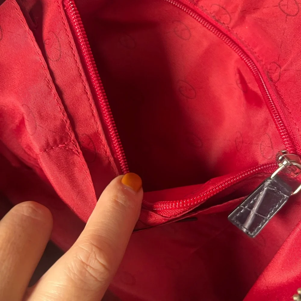 Oscar de la Renta Black Crocodile-Embossed Tote - Picture 15 of 16